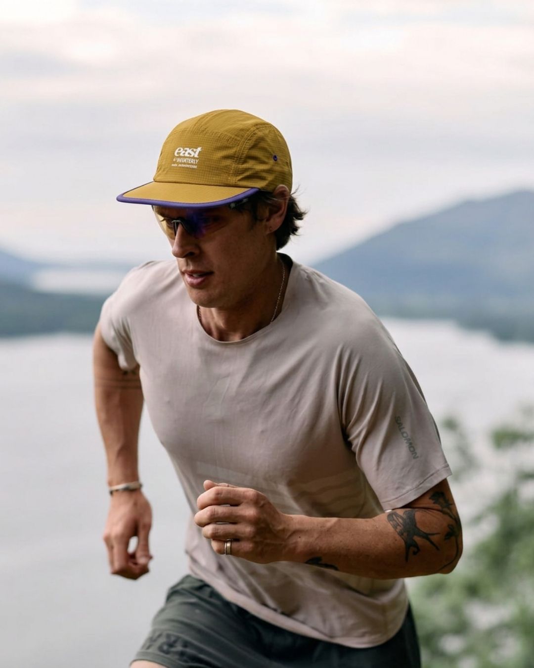 Boné de Corrida Vello Ultraleve - Amarelo