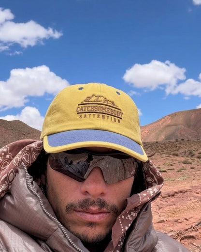 Boné de Corrida Vello Retrô - Amarelo