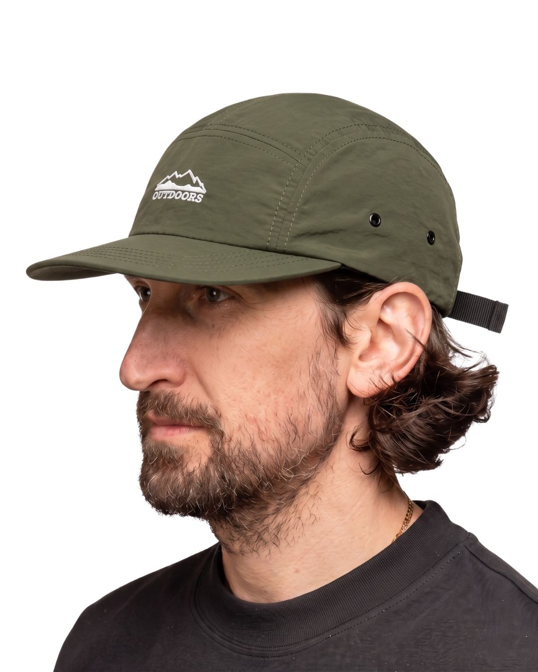 Boné de Corrida Vello Fold - Verde Militar